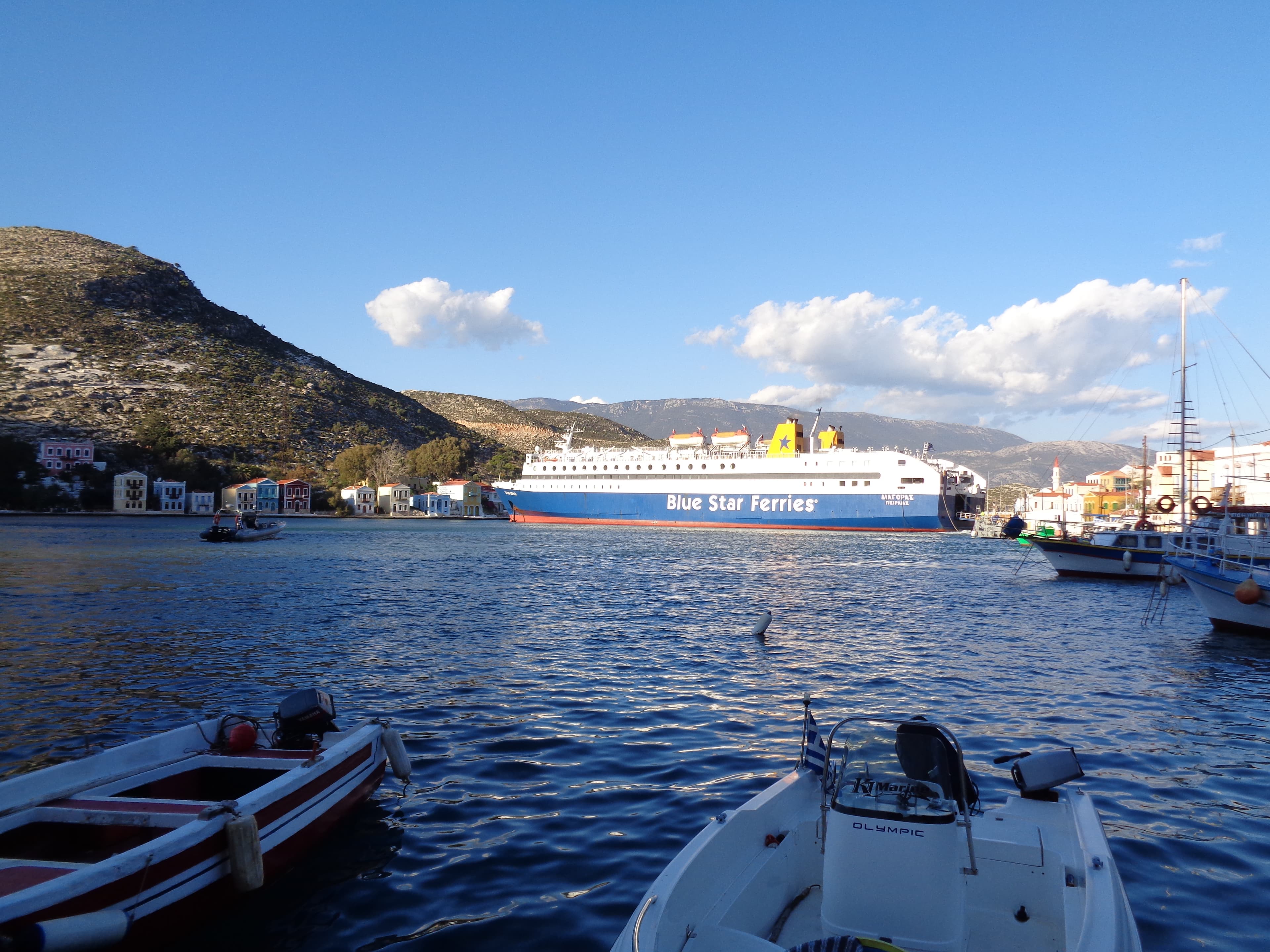 Ferry approaching Kastellorizo